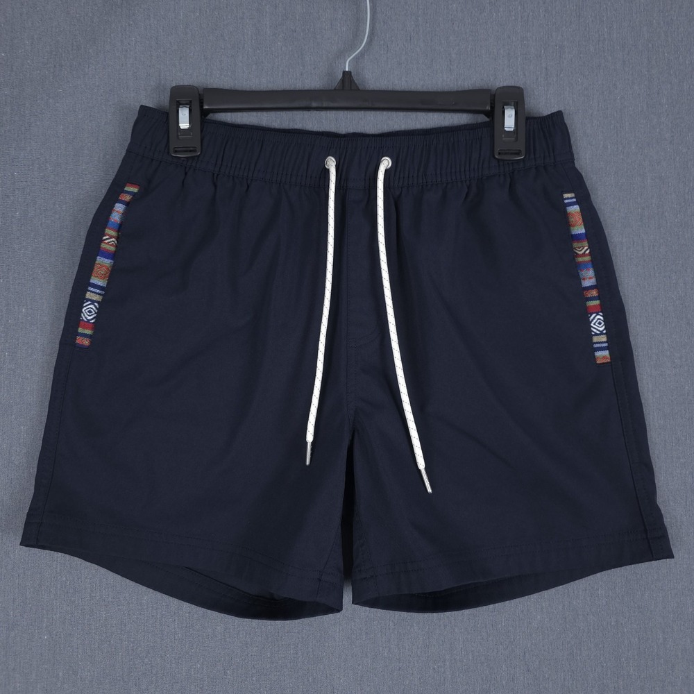 Men's Navy Hybrid Shorts with Drawstring